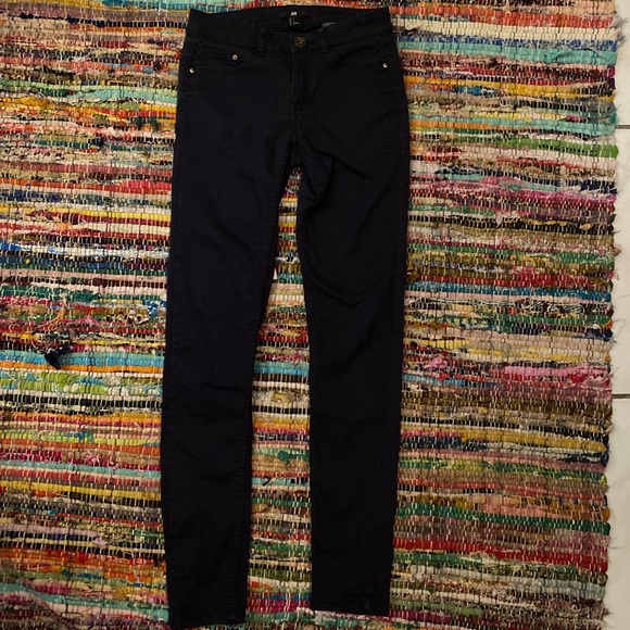 Cute navy blue skinny jeans low waist 💙 - Picture 3 of 4